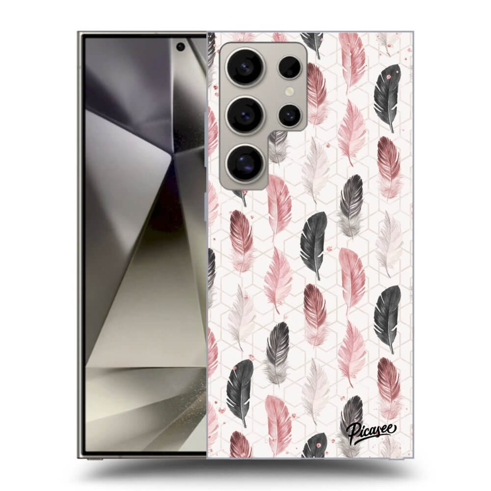 Picasee silikónový prehľadný obal pre Samsung Galaxy S24 Ultra S928B 5G - Pírka 2
