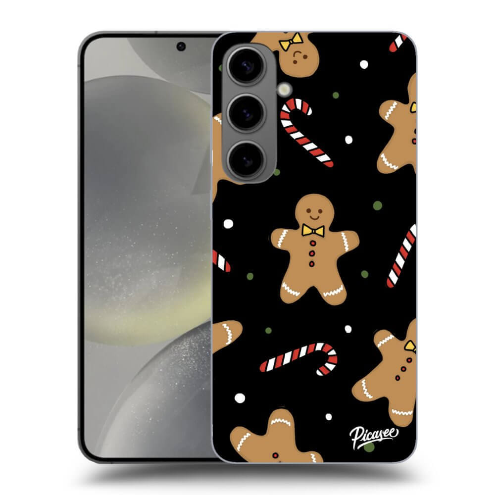 Picasee silikónový čierny obal pre Samsung Galaxy S24+ S926B 5G - Gingerbread