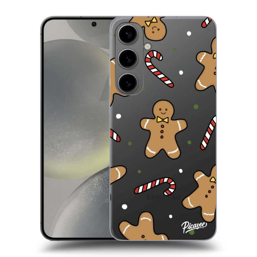 Picasee silikónový prehľadný obal pre Samsung Galaxy S24+ S926B 5G - Gingerbread