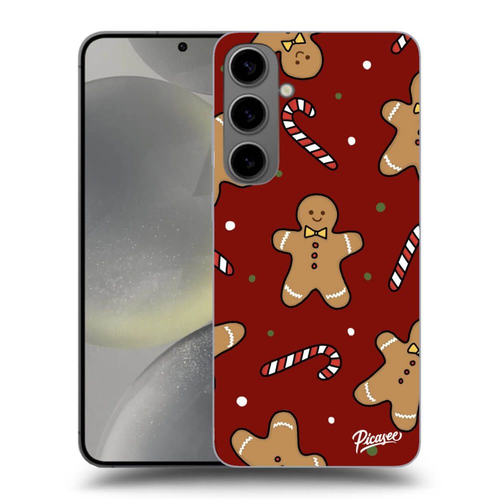Picasee silikónový prehľadný obal pre Samsung Galaxy S24+ S926B 5G - Gingerbread 2
