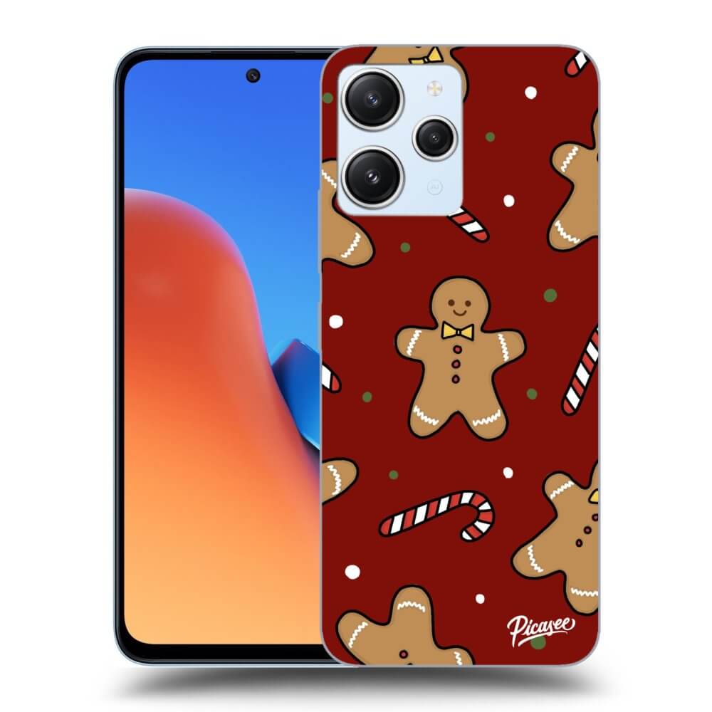 Picasee silikónový prehľadný obal pre Xiaomi Redmi 12 5G - Gingerbread 2