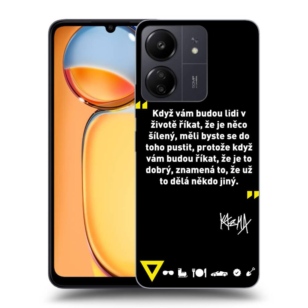 Picasee ULTIMATE CASE pro Xiaomi Redmi 13C 4G - Kazma - MĚLI BYSTE SE DO TOHO PUSTIT