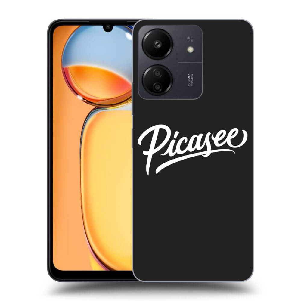Picasee silikónový čierny obal pre Xiaomi Redmi 13C 4G - Picasee - old logo - white