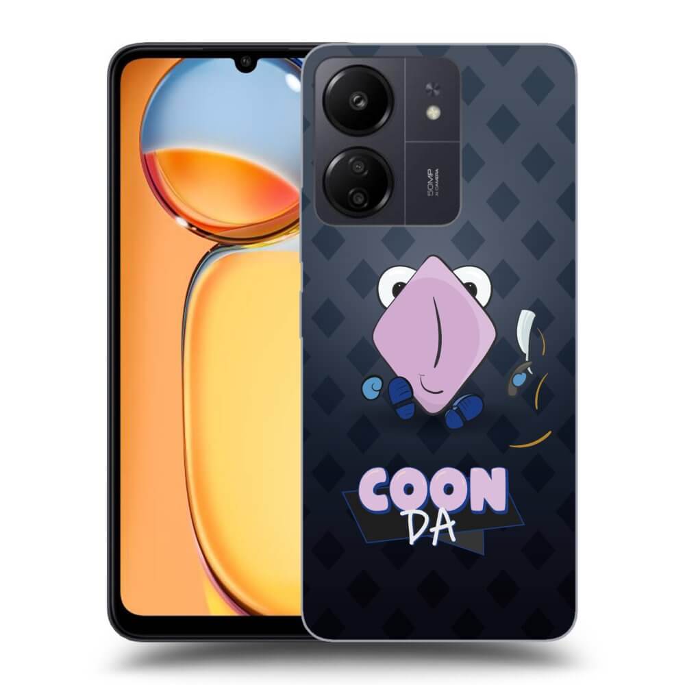 Picasee silikónový prehľadný obal pre Xiaomi Redmi 13C 4G - COONDA holátko - tmavá