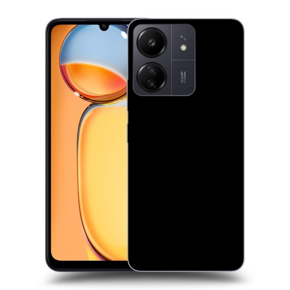 Picasee silikónový čierny obal pre Xiaomi Redmi 13C 4G - Separ - Black On Black 1