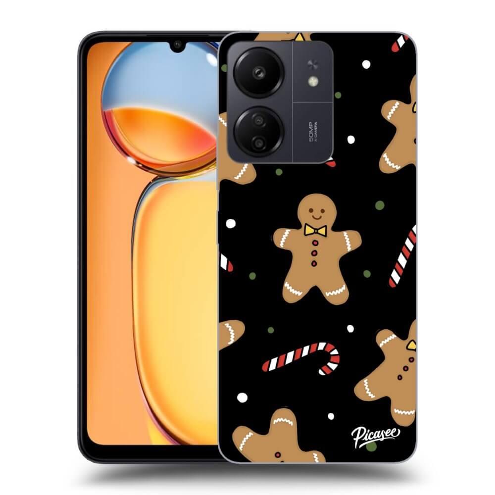 Picasee silikónový čierny obal pre Xiaomi Redmi 13C 4G - Gingerbread