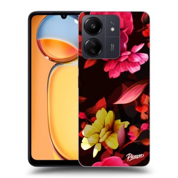 Obal pre Xiaomi Redmi 13C 4G - Dark Peonny