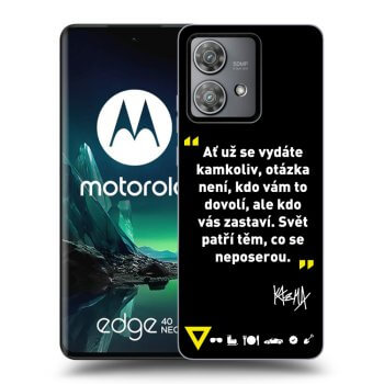Obal pre Motorola Edge 40 Neo - Kazma - SVĚT PATŘÍ TĚM, CO SE NEPOSEROU