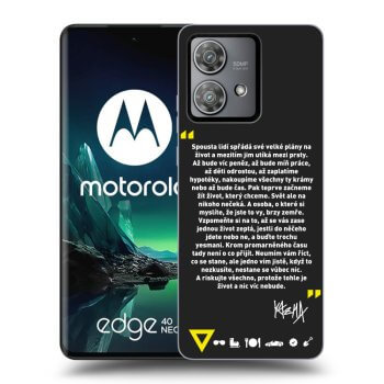 Obal pre Motorola Edge 40 Neo - Kazma - BUĎTE TROCHU YESMANI