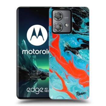 Obal pre Motorola Edge 40 Neo - Blue Magma