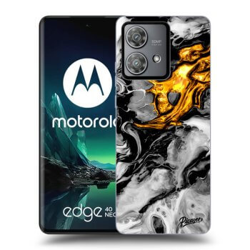 Obal pre Motorola Edge 40 Neo - Black Gold 2