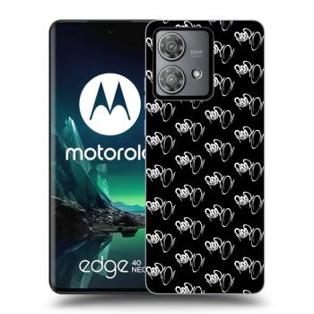 Obal pre Motorola Edge 40 Neo - Separ - White On Black
