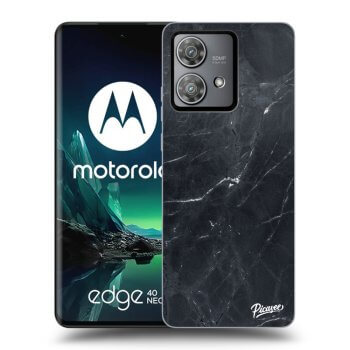 Obal pre Motorola Edge 40 Neo - Black marble