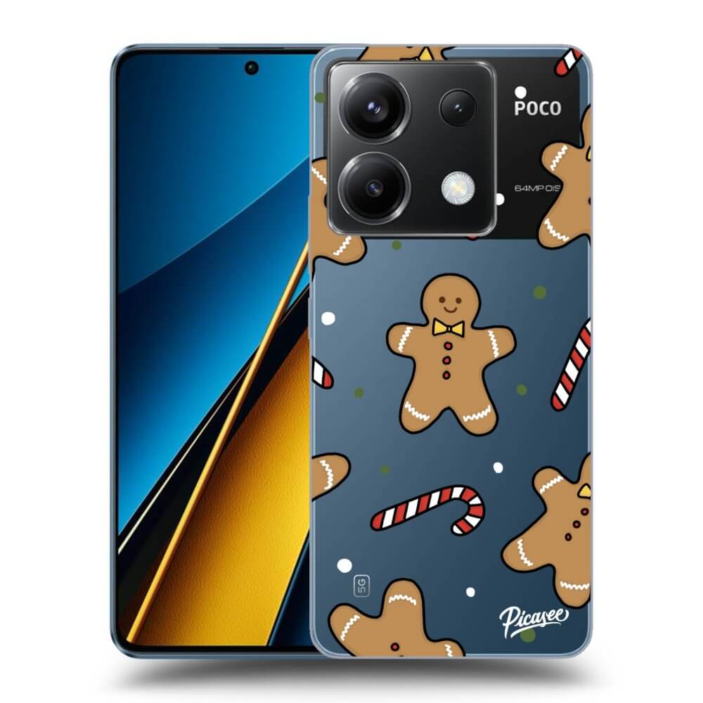 Picasee silikónový prehľadný obal pre Xiaomi Poco X6 - Gingerbread
