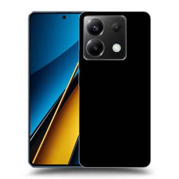 Picasee silikónový čierny obal pre Xiaomi Poco X6 - Separ - Black On Black 1