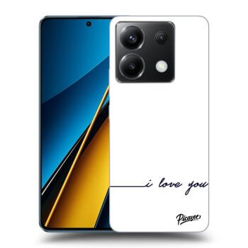 Obal pre Xiaomi Poco X6 - I love you