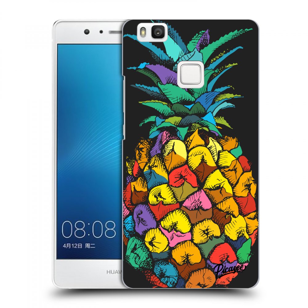 Picasee silikónový čierny obal pre Huawei P9 Lite - Pineapple