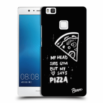 Picasee silikónový čierny obal pre Huawei P9 Lite - Pizza