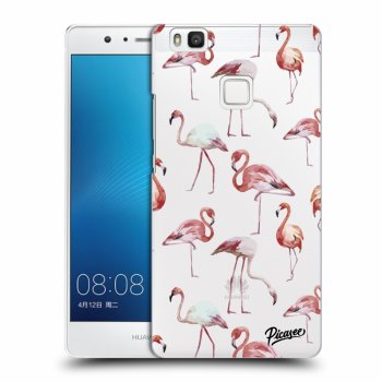 Picasee silikónový prehľadný obal pre Huawei P9 Lite - Flamingos
