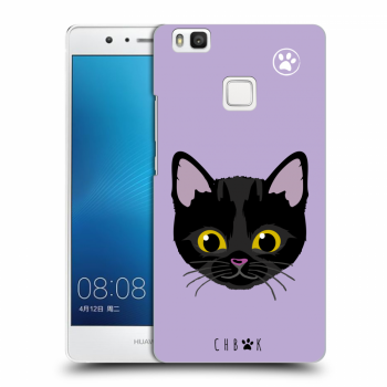 Picasee silikónový čierny obal pre Huawei P9 Lite - Chybí mi kočky - Fialová