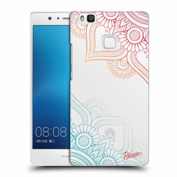 Picasee silikónový prehľadný obal pre Huawei P9 Lite - Flowers pattern
