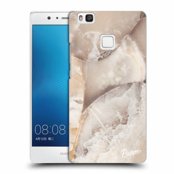 Picasee silikónový prehľadný obal pre Huawei P9 Lite - Cream marble