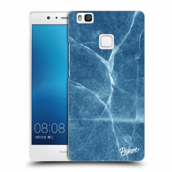 Picasee silikónový čierny obal pre Huawei P9 Lite - Blue marble