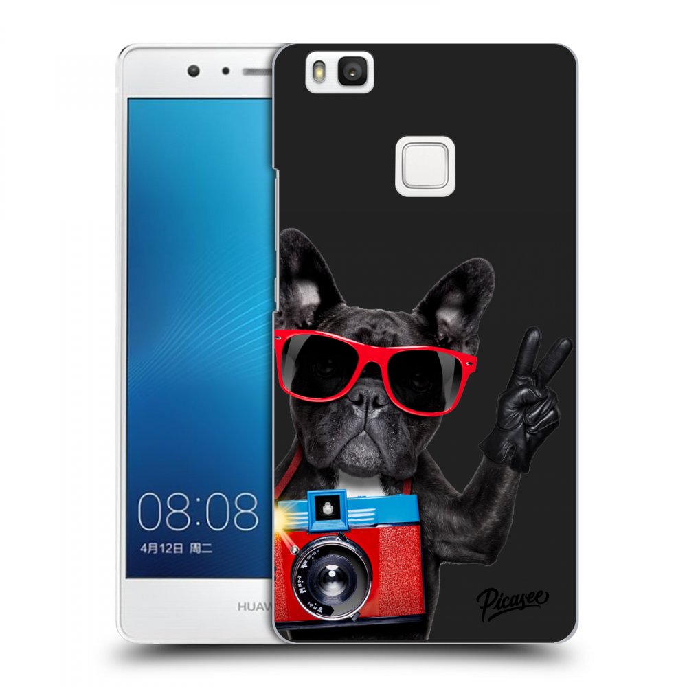 Picasee silikónový čierny obal pre Huawei P9 Lite - French Bulldog