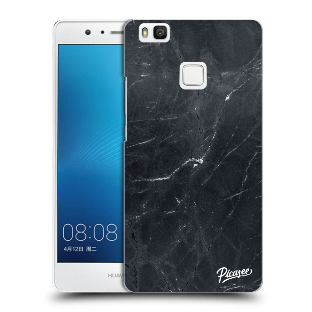 Picasee silikónový prehľadný obal pre Huawei P9 Lite - Black marble