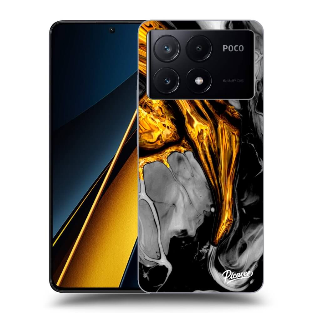 Picasee ULTIMATE CASE pro Xiaomi Poco X6 Pro - Black Gold