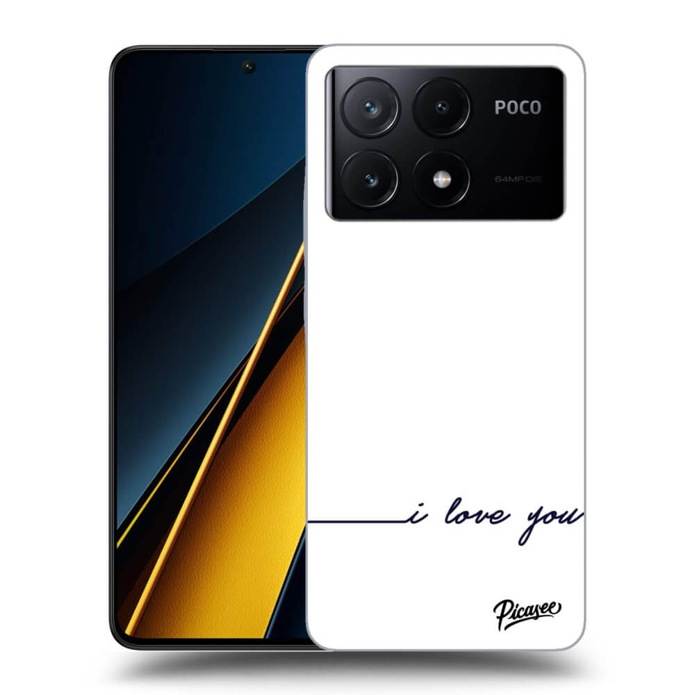 Picasee ULTIMATE CASE pro Xiaomi Poco X6 Pro - I love you