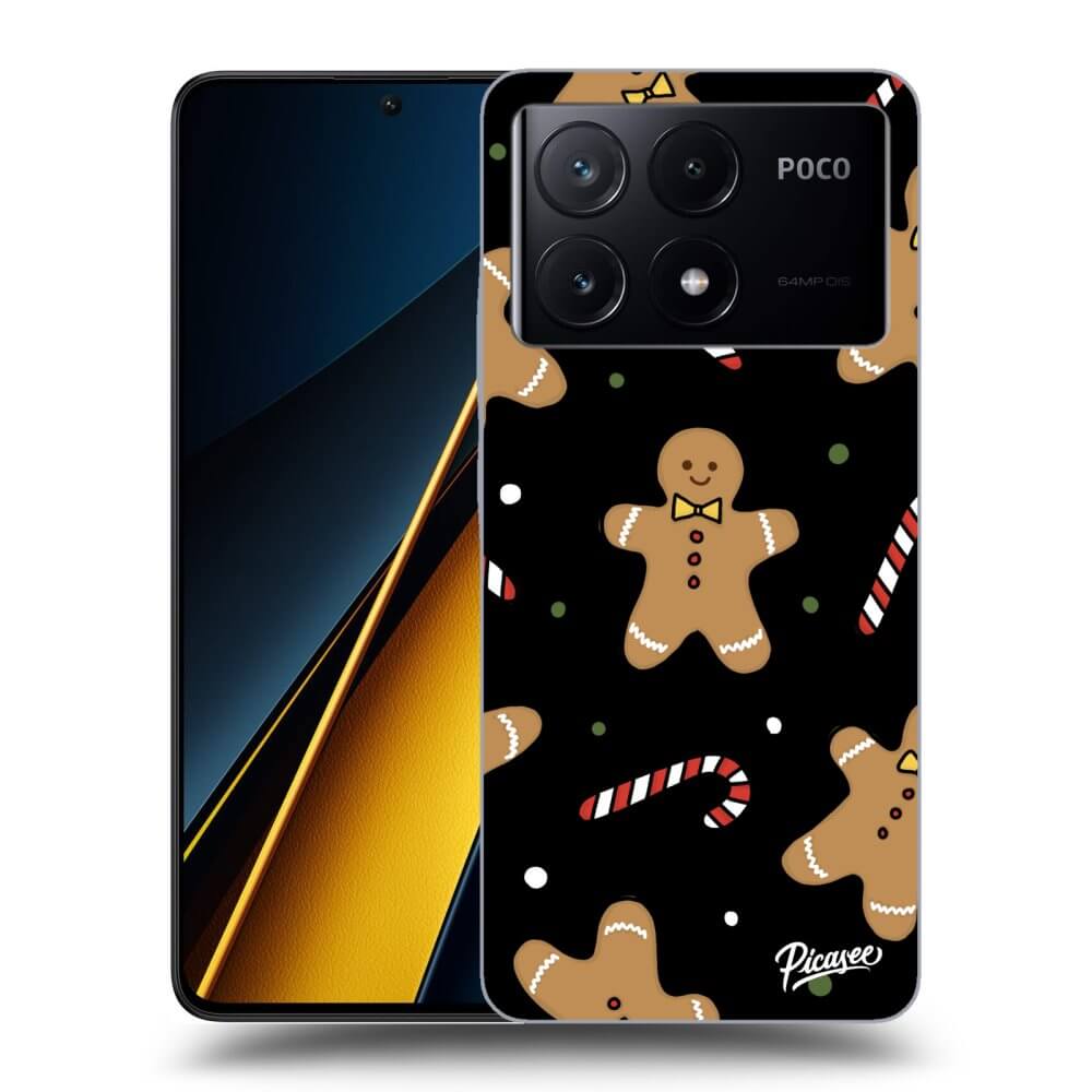 Picasee silikónový čierny obal pre Xiaomi Poco X6 Pro - Gingerbread