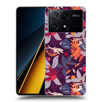 Obal pre Xiaomi Poco X6 Pro - Purple Leaf
