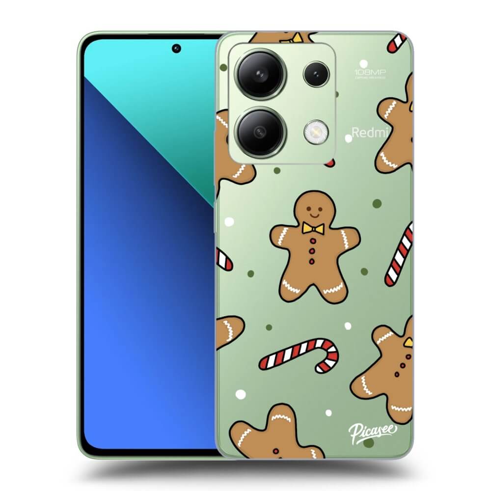 Picasee silikónový prehľadný obal pre Xiaomi Redmi Note 13 5G - Gingerbread
