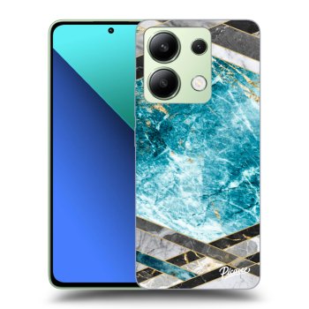 Obal pre Xiaomi Redmi Note 13 5G - Blue geometry