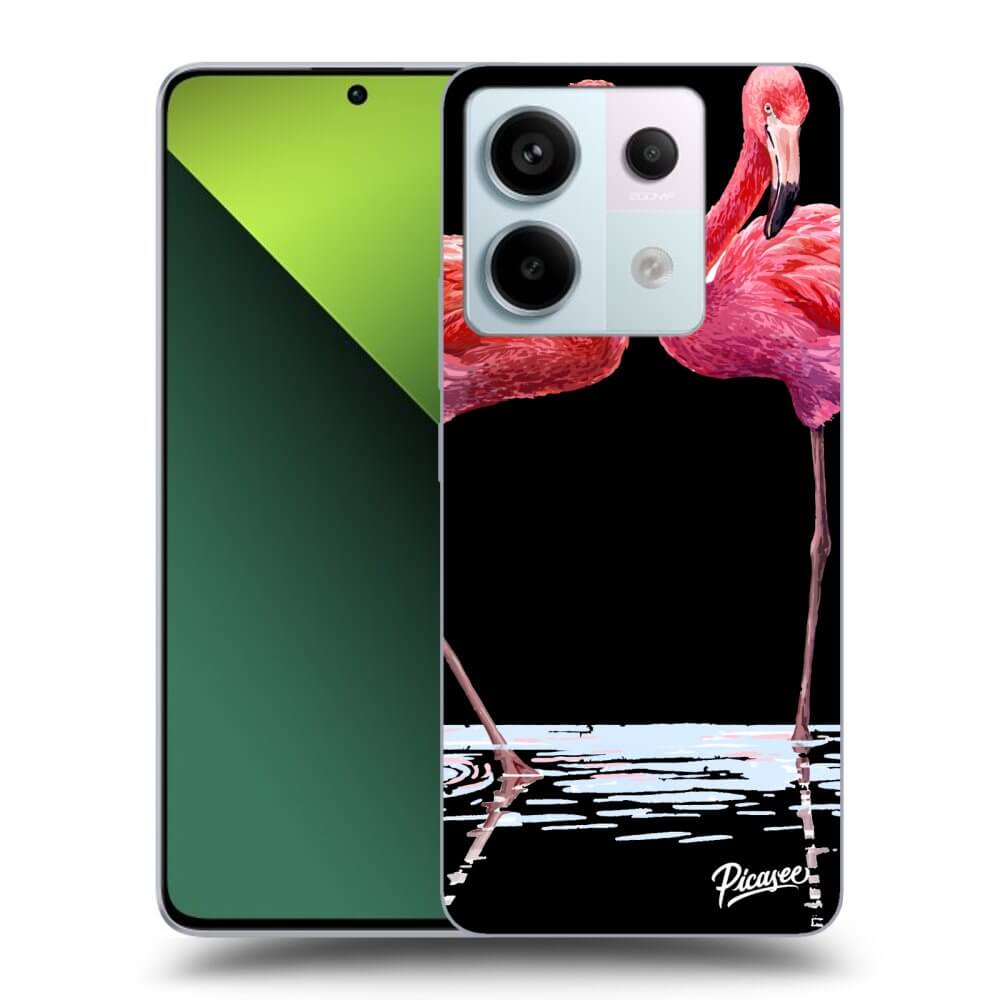 Picasee ULTIMATE CASE pro Xiaomi Redmi Note 13 Pro 5G - Flamingos pár