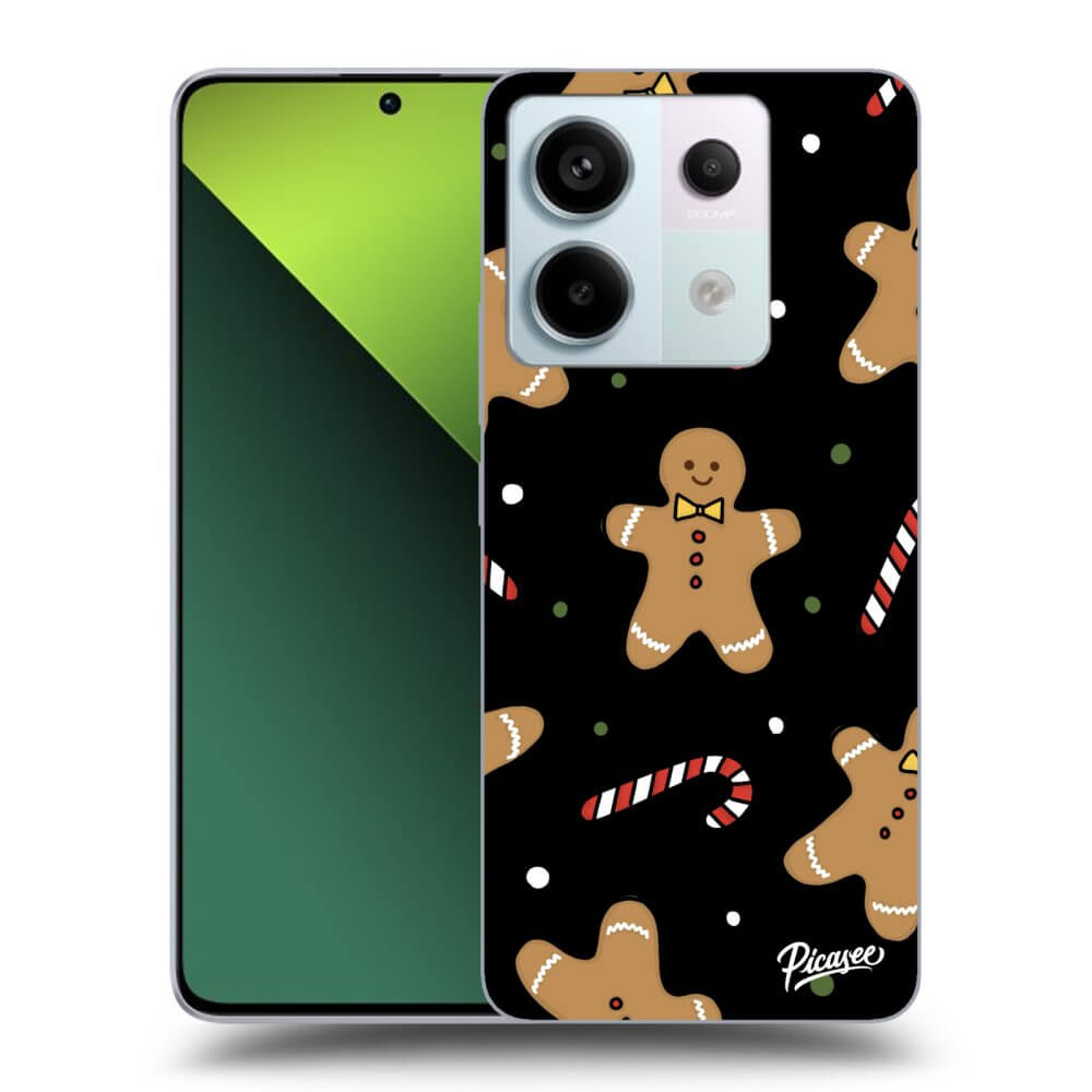 Picasee silikónový čierny obal pre Xiaomi Redmi Note 13 Pro 5G - Gingerbread