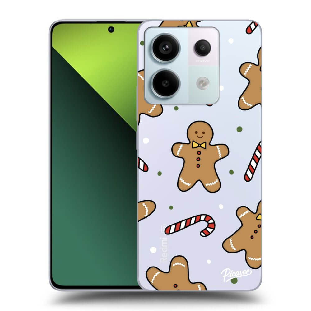 Picasee silikónový prehľadný obal pre Xiaomi Redmi Note 13 Pro 5G - Gingerbread