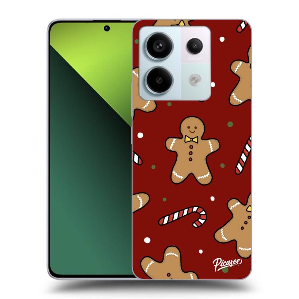 Picasee silikónový prehľadný obal pre Xiaomi Redmi Note 13 Pro 5G - Gingerbread 2