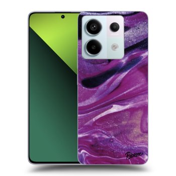 Obal pre Xiaomi Redmi Note 13 Pro 5G - Purple glitter