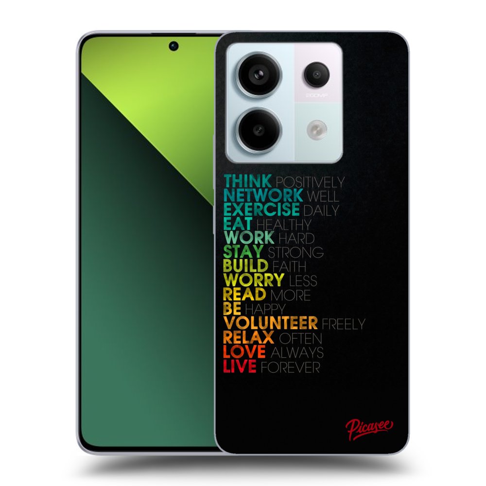 Picasee ULTIMATE CASE pro Xiaomi Redmi Note 13 Pro 5G - Motto života