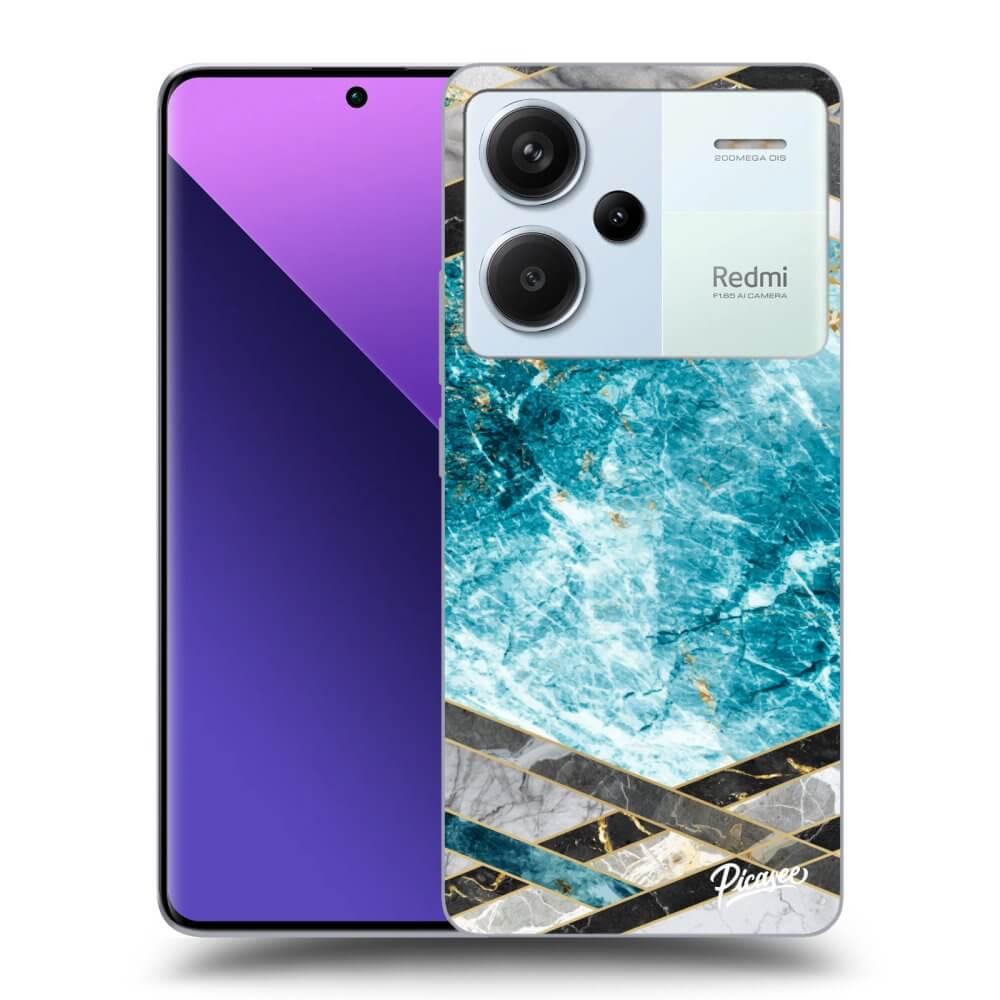 Picasee ULTIMATE CASE pro Xiaomi Redmi Note 13 Pro+ 5G - Blue geometry