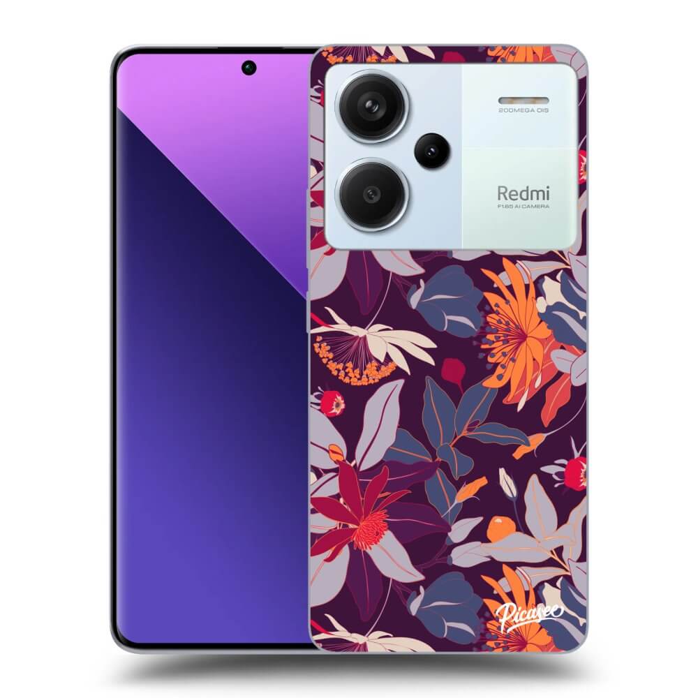 Picasee ULTIMATE CASE pro Xiaomi Redmi Note 13 Pro+ 5G - Purple Leaf