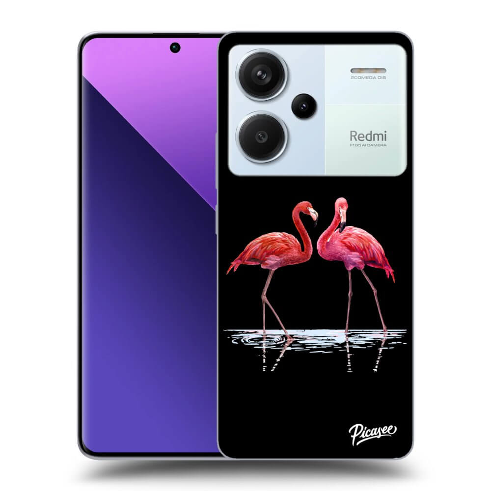 Picasee ULTIMATE CASE pro Xiaomi Redmi Note 13 Pro+ 5G - Flamingos pár