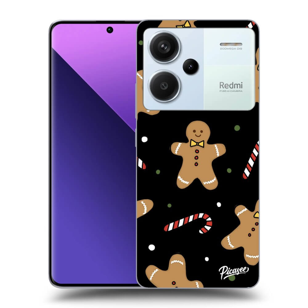 Picasee silikónový čierny obal pre Xiaomi Redmi Note 13 Pro+ 5G - Gingerbread