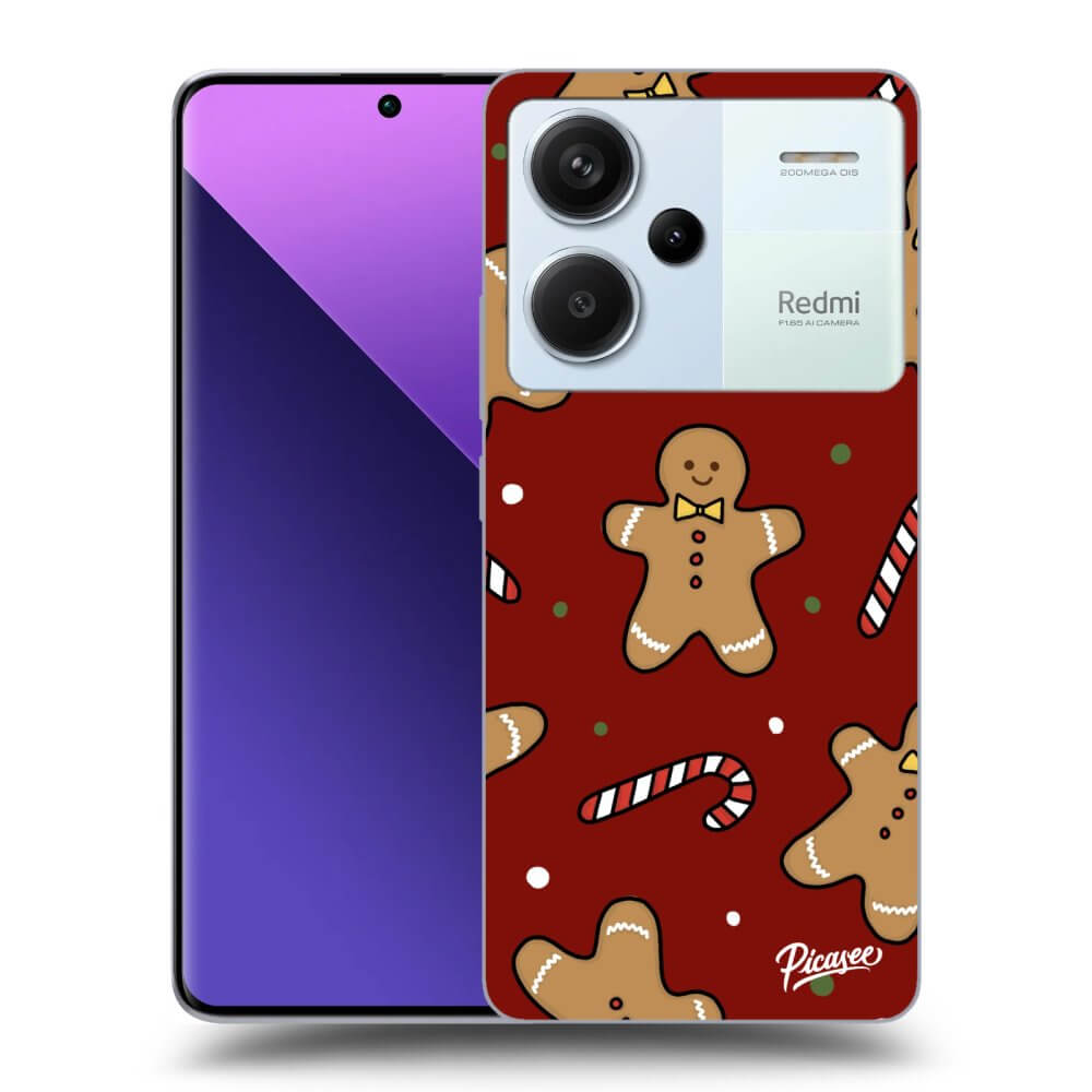 Picasee silikónový prehľadný obal pre Xiaomi Redmi Note 13 Pro+ 5G - Gingerbread 2