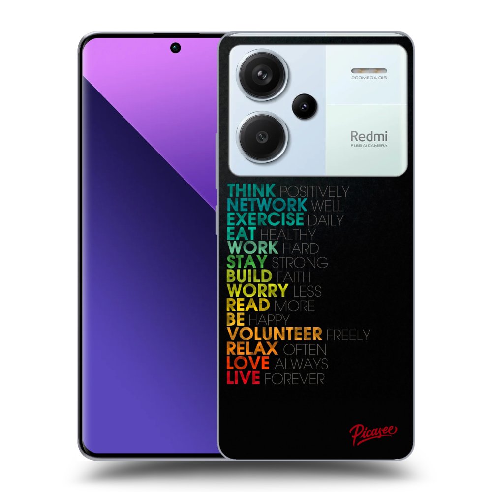 Picasee ULTIMATE CASE pro Xiaomi Redmi Note 13 Pro+ 5G - Motto života