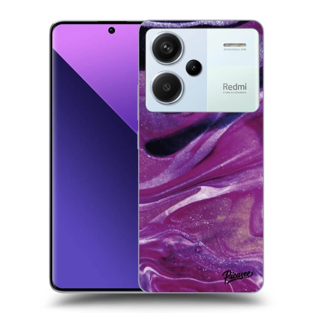 Picasee ULTIMATE CASE pro Xiaomi Redmi Note 13 Pro+ 5G - Purple glitter