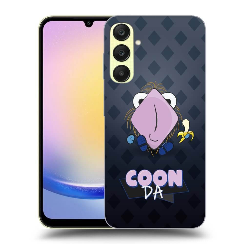 Picasee silikónový prehľadný obal pre Samsung Galaxy A25 A256B 5G - COONDA chlupatka - tmavá
