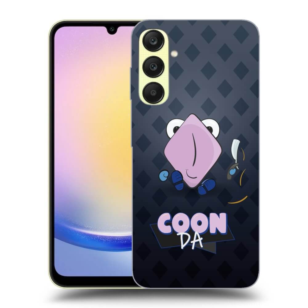 Picasee silikónový prehľadný obal pre Samsung Galaxy A25 A256B 5G - COONDA holátko - tmavá